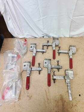210-uss De-sta-co 52109 Destaco Stainless Manual Hold Down Toggle Clamp #52109 750 Lb Cap. 9pc