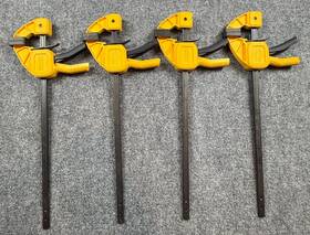 Dewalt 313031349353 Lot Of 4 - 17 Inch Inches Long Trigger Clamp Euc