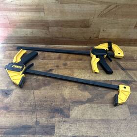 83158 Dewalt 2 Pack 12 Inch Medium One-handed Bar Clamps Tool Set
