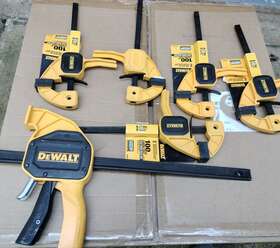 Dwht83200 Dewalt New Medium And Small Trigger Clamps 6-pack