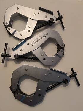 Ctc-4.5 Ehoma 4.5 Inch Cantilever Clamps Better Than New Kant-twist