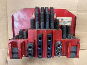 22687 Enco 38 Piece 1/2 Inch Stud Hold Down Clamp Clamping Kit For Of Work