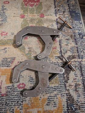 92854 Enco Pair - Mfg Co Lathe Clamp Tool 4 1/2