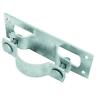 Fedyboz54d Yardgard Galvanized Steel Wood Fixed Post Adapter Clamp Chain Link