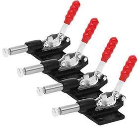 Fengwu 695510129572 4 Pcs Push Pull Adjustable Toggle Clamp Quick Release Hand Tool For Woodworking