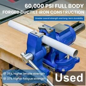 Hy-dt150b-6in Forward Dt150b-6in - 6 Inch Heavy Duty Bench Vise 360-degree Swivel Base And Head