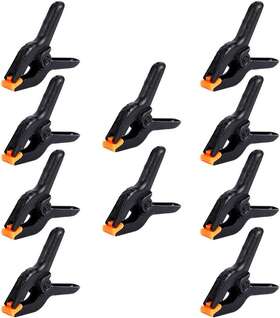 Frichom 445040782739 10 Packs Of 3.5 Inch Professional Plastic Small Spring Clamps Heavy Duty