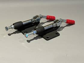 Ch-304-c Good Hold 2 Used Vertical Toggle Push Pull Down Clamps - No