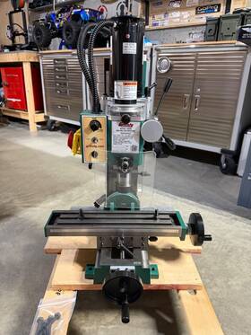 G8689z Grizzly 4 Inch X 16 Mini Milling Machine