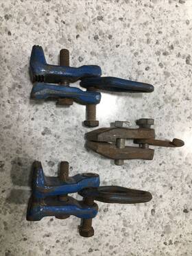 Az1304 H.k. Porter Ferguson 2 Bu195 And 1 Frame Body Pulling Clamps