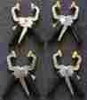 H90003 Mq New Lots Of 4 Pcs 2 Laminated Ratcheting Clamps W Heavy Duty Metal Body 931339900030