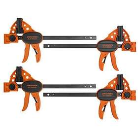 99216a Hangzhou Great Star Industrial Co. Ltd. 6 Inch Spreader/bar 4-pack One-hand Light Duty E-z Hold Clamp/spreader Clamp Set