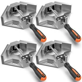Housolution 723314095431 Right Angle Clamp 4 Pack Single Handle 90 Aluminum Alloy Corner Cl