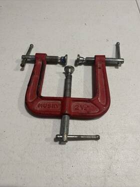168988 Husky 3 Way Edge Clamp 2-1/2 Inch 2.5 In Woodworking Model