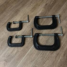 Husky 820909978893 C-clamp Lot 2x 3 Inch And 4 Total