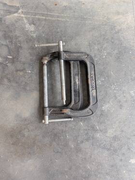 97894 Husky 6 Inch Drop Forged C-clamp - 2 Pack
