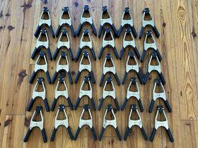 99539 Husky Lot Of 30 - 3 Inch Metal Spring Clamps