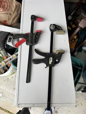 37166-25202 Hyper Tough Bar Clamp Black/red Plastic Steel 12 In Set Of 2