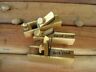I545 Unbranded Personalized Piece Micro Mini Brass Hand Plane Set Wood