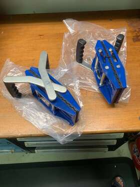 Imt-f202-u Imt 2pcs Double Handed Stone Carrying Clamps Granite Panel Carriers Lifter Tools