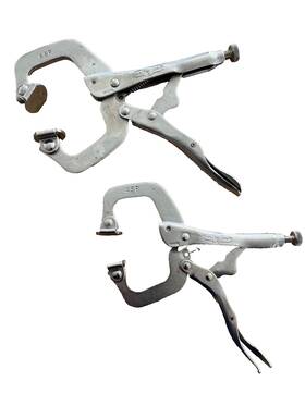 6sp-4sp Irwin Vise-grip 6sp/4sp The Original Locking C-clamps Set With Swivel Pads