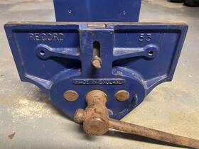 T53ed Irwin Record Made In England 53 Woodworking Vice 10 1/2 Inch With Quick Release And Dog