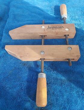 0200 Jorgensen #1 10 Inch Handscrew Wood Clamp Made In The Usa