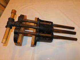 Jorgensen 044295410120 Wood Woodworker Work Bench Vise 4 X 10 Fast Quick Action Clamp-used