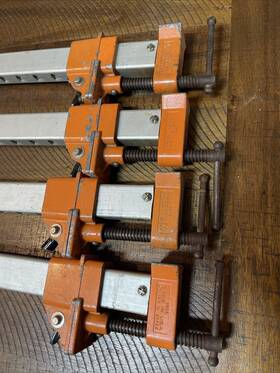 3503 Jorgensen Aluminum Bar Clamp 36 Inch Lot Of 4