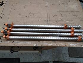 3536 Jorgensen 36 Inch Aluminum Bar Clamp # Quantity 4