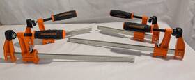 93700 Jorgensen 4-piece Medium Duty Steel Bar Clamp Set Model #93700