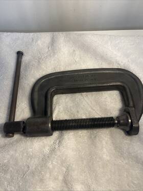 41-c-1730 K.r. Wilson K.r.wilson Hd 4 Inch C Clamp No Great Used Condition