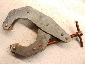 K045td Kant-twist 4-1/2 D 415 T-handle C-clamp 1700 Lb Clamping Pressure Machinists
