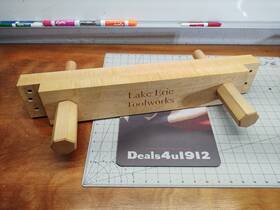 Lake Erie Toolworks 691059967996 Maple Wood Moxon Vise Lite Hardware Kit Very Good Pre Owned