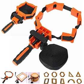 Lipovolt 700416551959 Picture Frame Woodworking Band Strap Clamp Ratchet Corner Miter Mitre Vise