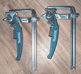 199826-6 Makita Quick Release Ratcheting Guide Rail Clamp Set - Of 2 Festool