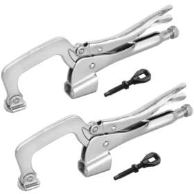 Maxpower 936279522483 Bench Clamp 11-inch Welding Table Mount Locking C-clamps Pack Of 2