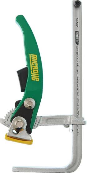 Dvc-700rap Micro Jig Microjig Matchfit Dovetail Ratchet Clamp Ap
