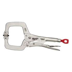 Milwaukee 313114014048 11 Inch Torque Lock Locking C-clamp With Swivel Jaws