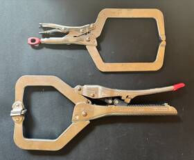 11ccs Milwaukee & Hanson Automatic 2 C Clamps 1 48 3533 And C.h