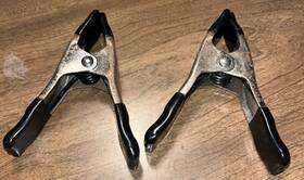 Mini 820909410362 Pair Of 2 Inch Walmart Spring Clamps Slightly Rusted Work Great