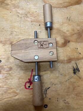 Dbq-04-complete Miro Moose 4 Inch Wooden Hand Screw Clamps - Lot Of 2