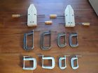 No.012 Brink Cotton Clamps 5 Pairs Wooden Metal 6 4 3 Usa