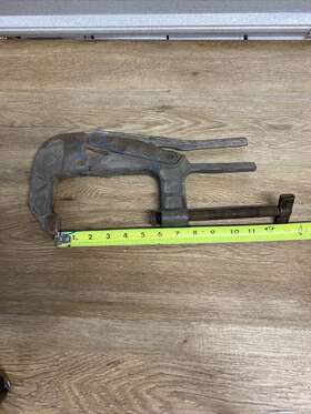 C-2306 Nu-vise Vintage Locking C-clamp 5 1/4 Inch Adjustable Clamp For Woodworking Welding