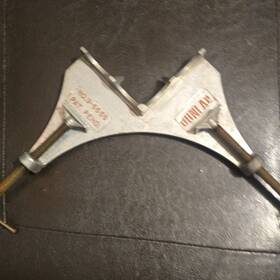 Nunlap 9666 Vintage Dunlap Angle Clamp No. Mpn 1/4-1/2 In Jaw Metal Silver