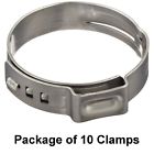 16700024 Oet210 X 10 Oetiker Stepless Ear Clamp One Mm Band Width Id Range