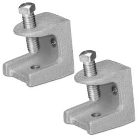 Ol-80282 Ohlectric 655471080282 Heavy Duty Malleable Iron Beam Clamps With 1-1/8 Inch Jaw Opening Zinc