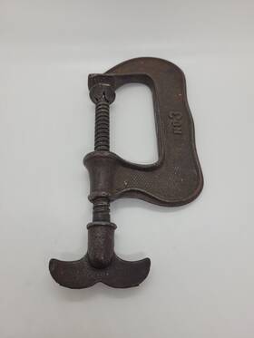 1888 P.s. & Co Vintage Antique No 3 C Clamp Usa Steel Circa