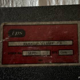 Pcs Mpc2 4 In Jaw Parallel Clamp Steel Black 1 Pc 8x4x2 2 Lb