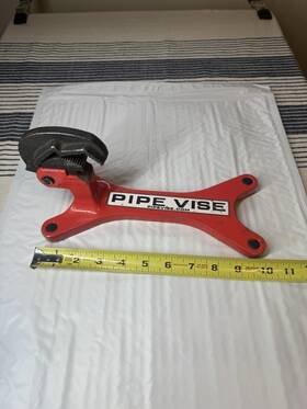 Apv01 Pipe Vise Bigfoot 1.5 Inch Ultra Light Aluminum Portable Hardened Steel Jaws